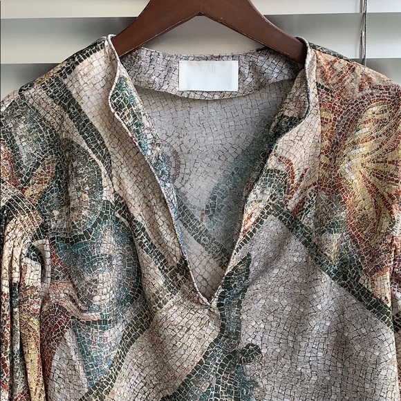 H&M Conscious Exclusive Mosaic Blouse - Picture 6 of 8